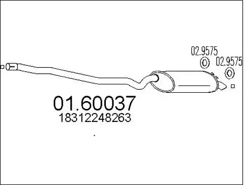 крайно гърне MTS 01.60037