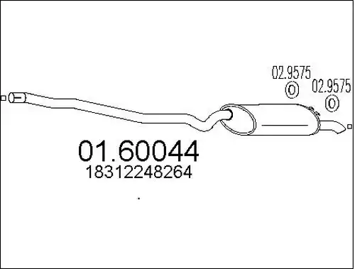 крайно гърне MTS 01.60044