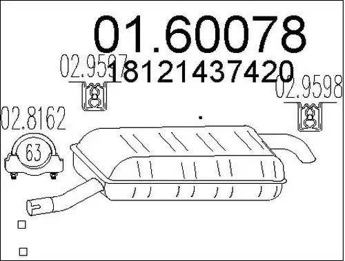 крайно гърне MTS 01.60078