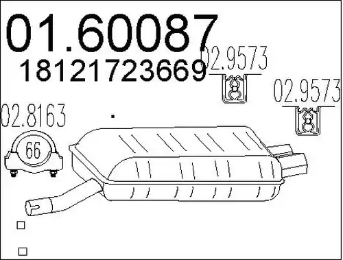 крайно гърне MTS 01.60087