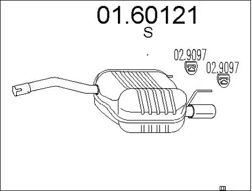 крайно гърне MTS 01.60121