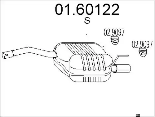 крайно гърне MTS 01.60122