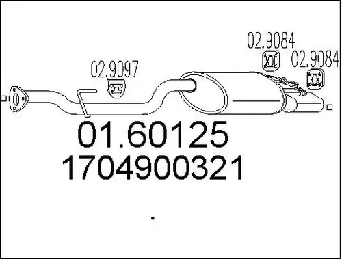 крайно гърне MTS 01.60125