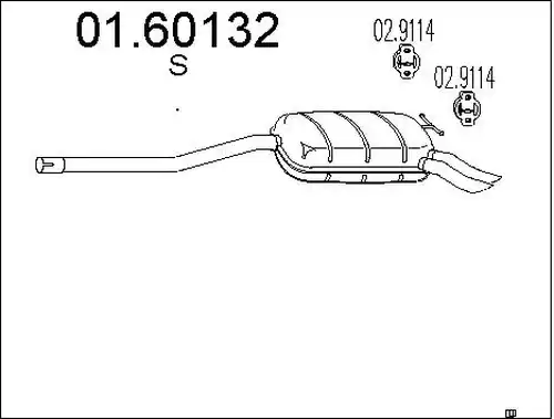 крайно гърне MTS 01.60132