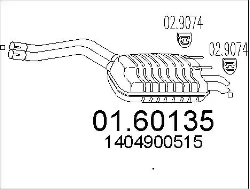 крайно гърне MTS 01.60135