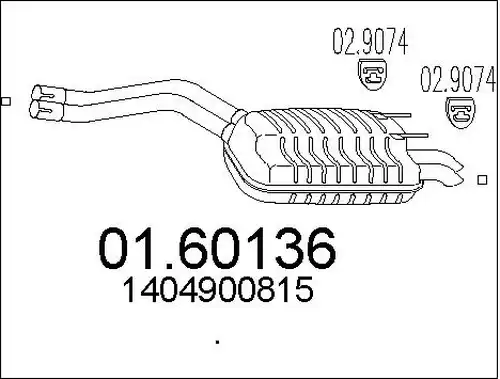 крайно гърне MTS 01.60136