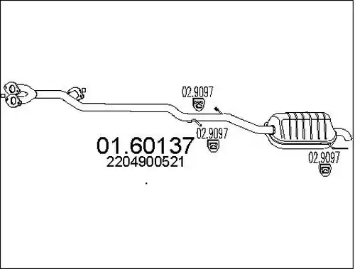 крайно гърне MTS 01.60137