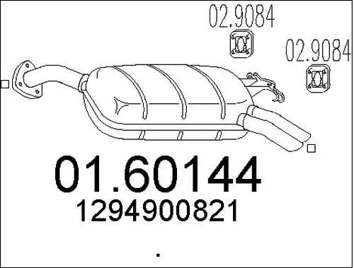 крайно гърне MTS 01.60144