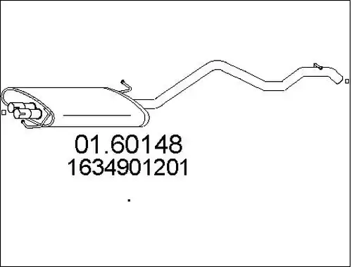 крайно гърне MTS 01.60148