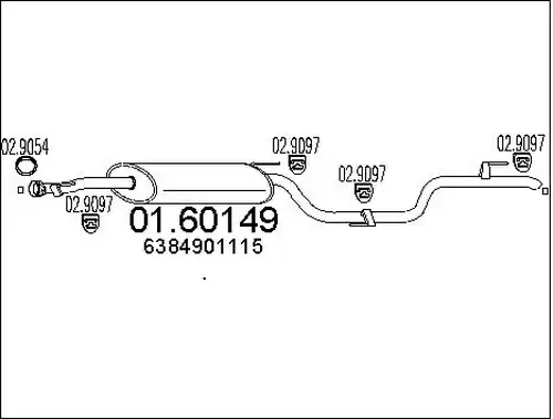 крайно гърне MTS 01.60149