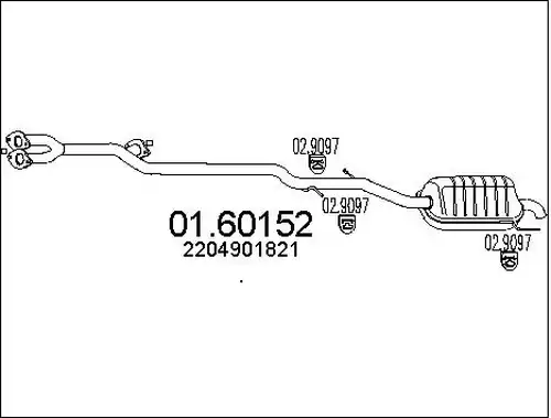 крайно гърне MTS 01.60152