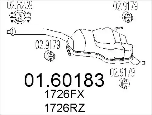 крайно гърне MTS 01.60183