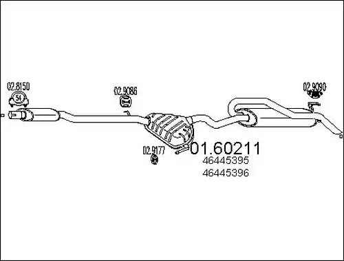 крайно гърне MTS 01.60211