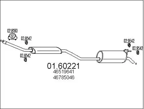 крайно гърне MTS 01.60221