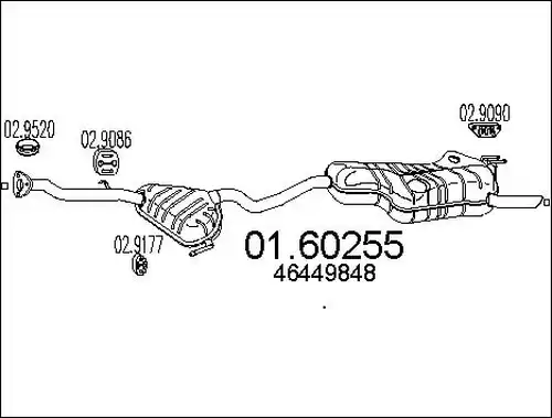 крайно гърне MTS 01.60255