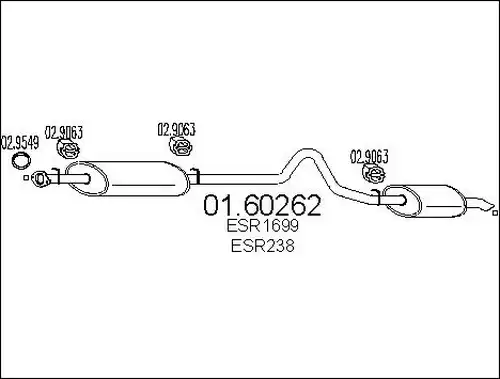 крайно гърне MTS 01.60262