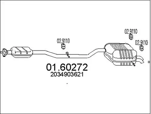 крайно гърне MTS 01.60272