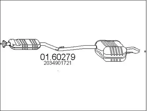 крайно гърне MTS 01.60279