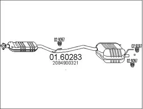 крайно гърне MTS 01.60283