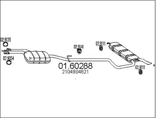 крайно гърне MTS 01.60288