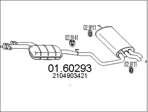 крайно гърне MTS 01.60293