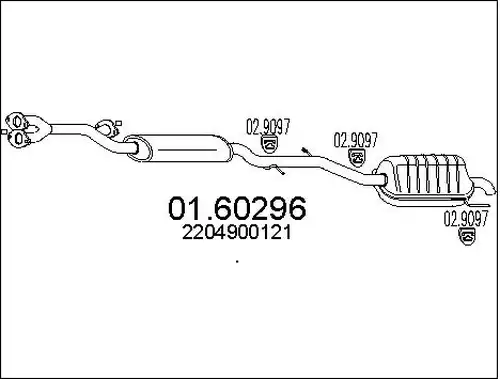 крайно гърне MTS 01.60296