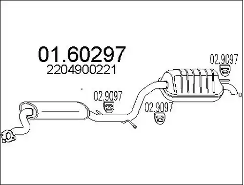 крайно гърне MTS 01.60297