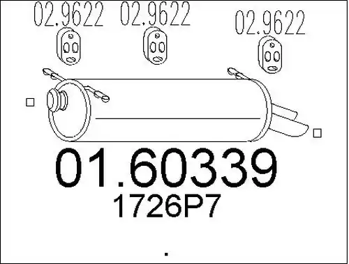 крайно гърне MTS 01.60339