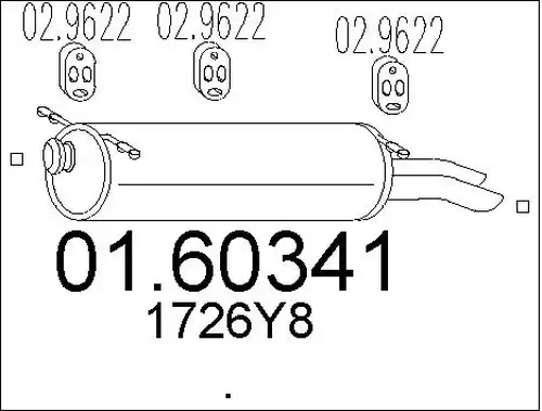 крайно гърне MTS 01.60341