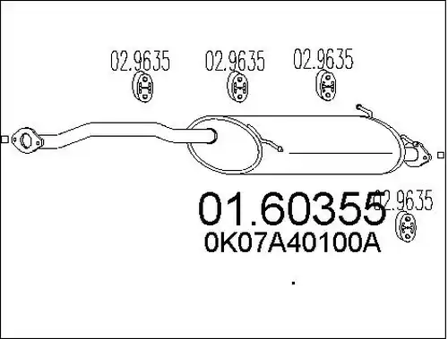 крайно гърне MTS 01.60355