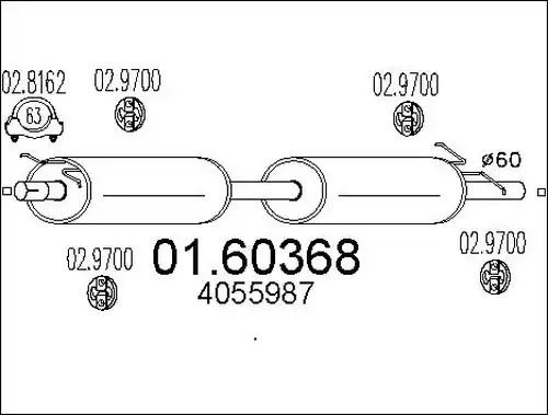 крайно гърне MTS 01.60368