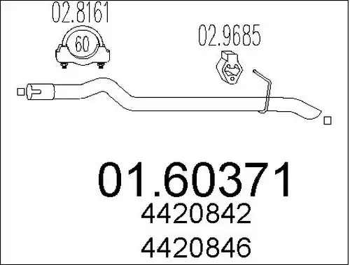 крайно гърне MTS 01.60371