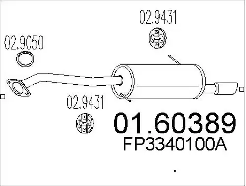 крайно гърне MTS 01.60389