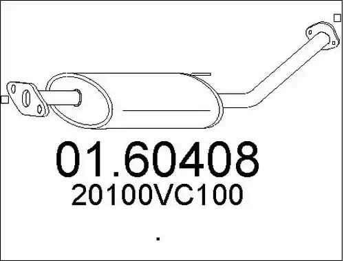 крайно гърне MTS 01.60408