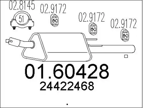 крайно гърне MTS 01.60428