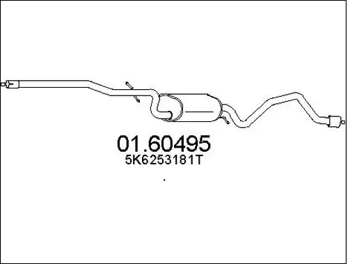 крайно гърне MTS 01.60495