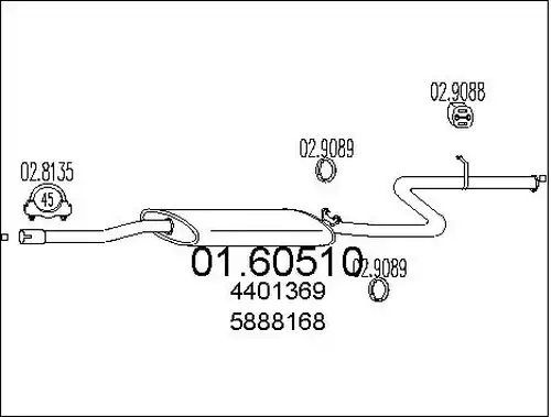 крайно гърне MTS 01.60510