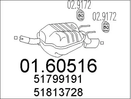 крайно гърне MTS 01.60516