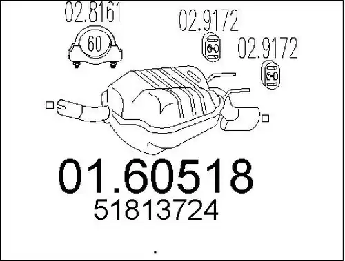 крайно гърне MTS 01.60518