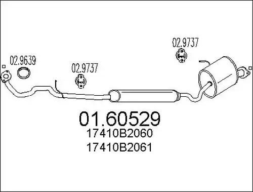 крайно гърне MTS 01.60529