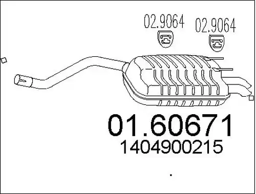 крайно гърне MTS 01.60671