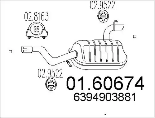 крайно гърне MTS 01.60674