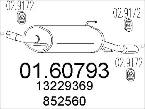 крайно гърне MTS 01.60793