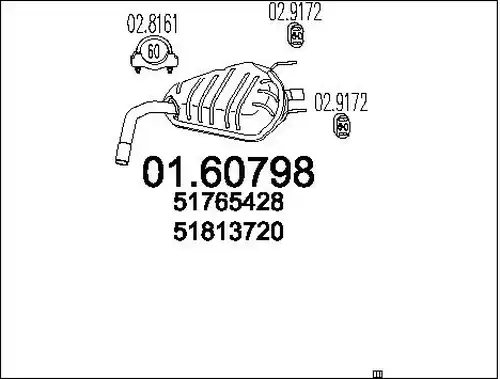 крайно гърне MTS 01.60798