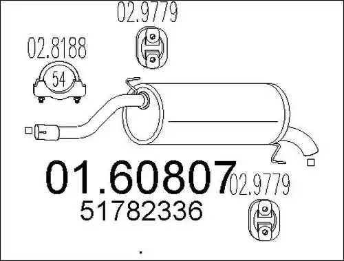 крайно гърне MTS 01.60807