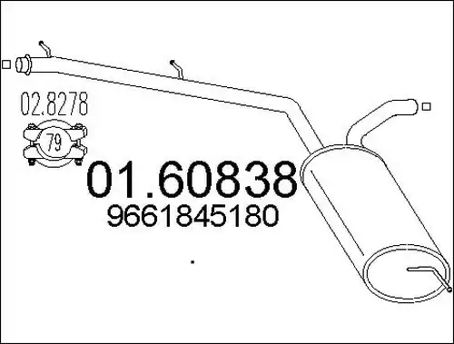 крайно гърне MTS 01.60838