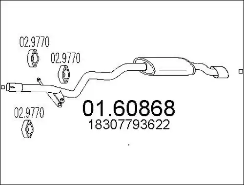 крайно гърне MTS 01.60868