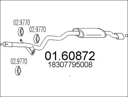 крайно гърне MTS 01.60872