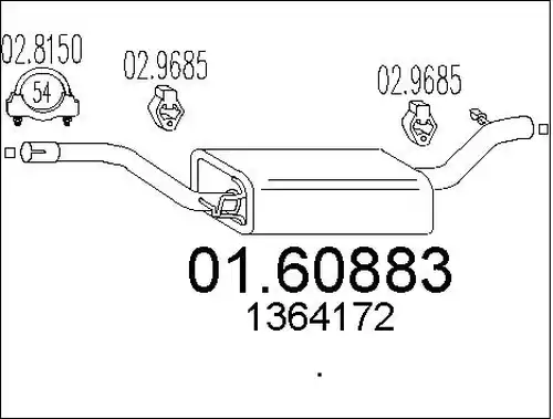 крайно гърне MTS 01.60883