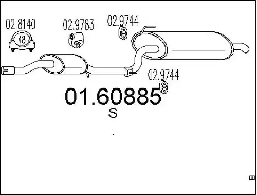 крайно гърне MTS 01.60885